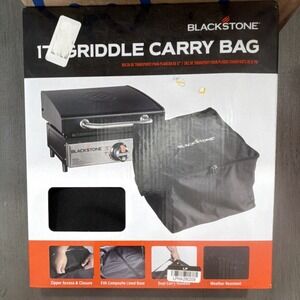 Blackstone 17" Griddle Carry Bag Weather Resistant Dual Handles Zipper‎ EVA Base